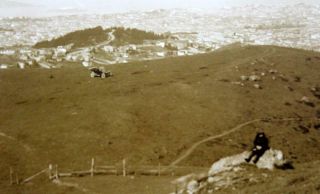Rare c.  1915 San Francisco from Twin Peaks Panoramic Photo 48 