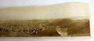 Rare c.  1915 San Francisco from Twin Peaks Panoramic Photo 48 