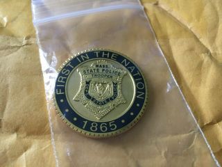 Massachusetts State Police Challenge Coin Troop A