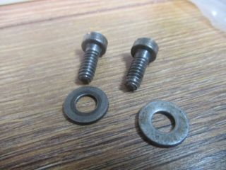 Pair (2) Stanley Bailey No.  5 Frog Seat Screws Washers Part