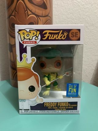 Funko Pop Box Of Fun Freddy Funko Merman Le 5000 Freaky Tiki Fundays Sdcc 2019