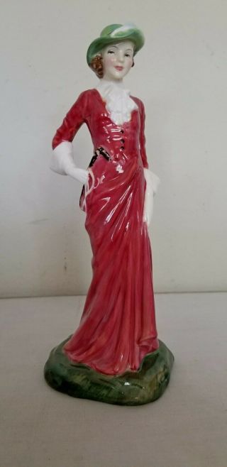 Vintage Art Deco Royal Doulton Karen Pretty Lady Porcelain Figurine 8 " Hn1994