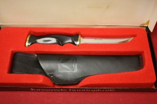Jonsered Hunting Knife Made In Sweden W/ Box & Sheath 4