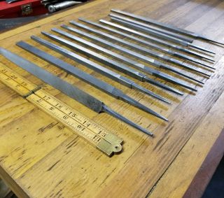 VINTAGE Metal Machinist Files Milling Rifler Filing Woodworking Blacksmith ☆USA 2