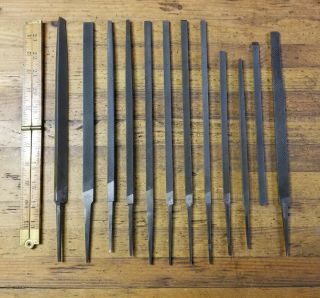 VINTAGE Metal Machinist Files Milling Rifler Filing Woodworking Blacksmith ☆USA 3