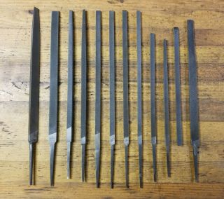 VINTAGE Metal Machinist Files Milling Rifler Filing Woodworking Blacksmith ☆USA 4