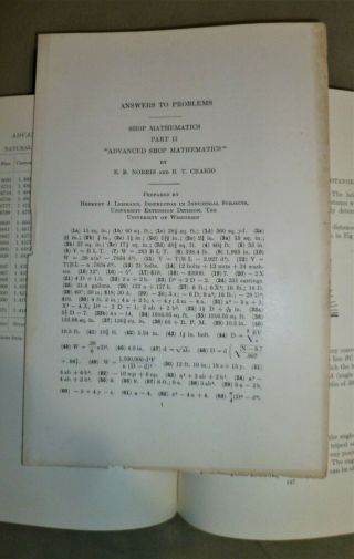 Advanced Shop Mathematics - Norris and Craico - - Copyright 1913 Part II 4