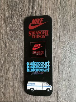 Nike X Stranger Things Collectible Pins Rare
