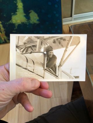 1929 REAL PHOTO Charles Lindbergh First Air Mail to Panama CZ,  Postcard RPPC 2