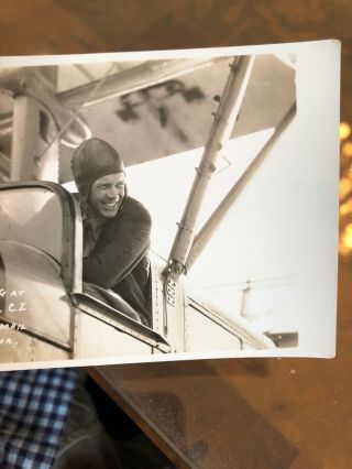 1929 REAL PHOTO Charles Lindbergh First Air Mail to Panama CZ,  Postcard RPPC 4