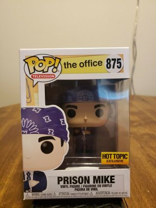 Funko Pop : - Prison Mike - The Office - Michael Scott - Hot Topic - 875