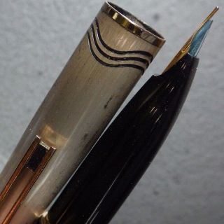 Jet Black PLATINUM C/C Fountain Pen 18K Gold F Nib Eyedropper Cartridge 3