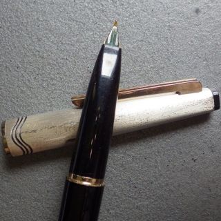 Jet Black PLATINUM C/C Fountain Pen 18K Gold F Nib Eyedropper Cartridge 6