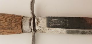 Vintage Sweden Mora Scout Knife Wood Handle middel 1940´s 5