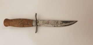 Vintage Sweden Mora Scout Knife Wood Handle middel 1940´s 6
