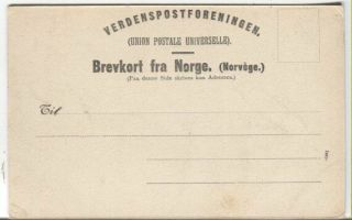 Norway Norge Namsos - Total View 1904 postcard 3