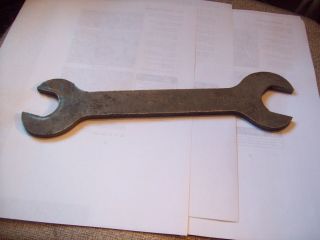 Vintage British Open End Wrench 1 1/8 And 1 1/4 In Size