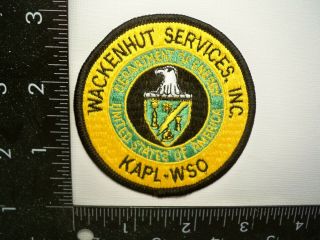 Rare Federal Dod Doe Kapl Wso Knolls Nuke Security Patch Schenectady Ny Police
