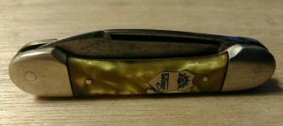 Vintage Solingen Germany German Eye Butterbean Canoe Pocket Knife 3 Eye