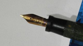 Vintage Sheaffer’s Jade Green Fountain Pen/Mechanical Pencil Combination 3