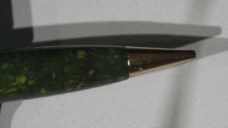 Vintage Sheaffer’s Jade Green Fountain Pen/Mechanical Pencil Combination 5