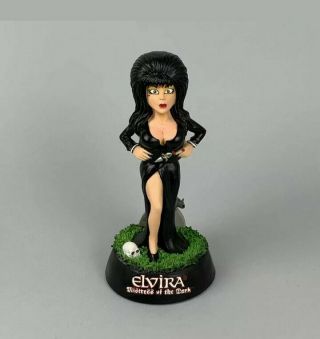 Elvira Mistress Of The Dark Hand Painted Bobblehead By Strikezone 2003