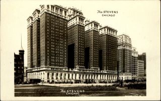 The Stevens Hotel Chicago Illinois Il C1910