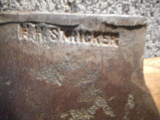 L3215 - Antique H.  H.  Stricker Vinemount Berks Pa Axe Hand Forged Jersey 2