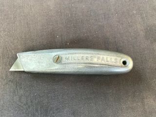Vintage Millers Falls Aluminum Utility Knife