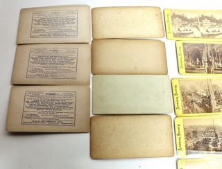 17 ANTIQUE VINTAGE STEREOVIEW CARDS AMERICAN SCENERY INGERSOLL YORK FLORIDA 7