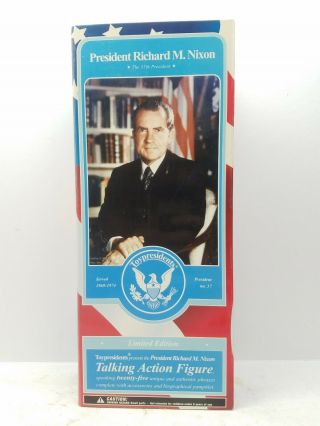 President Richard M.  Nixon,  Talking Action Figure.  Limited Edition Rare