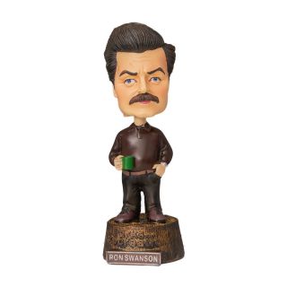 Official Tv Parks And Recreation Ron Swanson Collectible Bobble Head Bobblehead