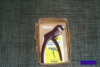 Vintage Stanley No.  42ss Pistol Grip Saw Set Rare Maroon Color,  Box,  Literature