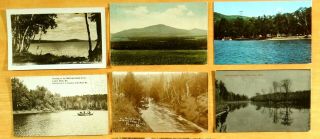 11 Postcards All from Island Falls Aroostook Co.  & Patten Penobscot Co.  Maine ME 2