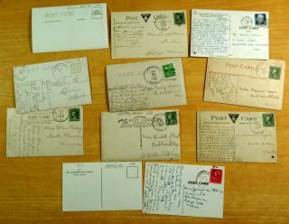 11 Postcards All from Island Falls Aroostook Co.  & Patten Penobscot Co.  Maine ME 5