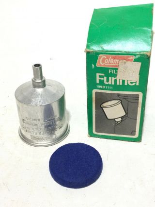 Vintage Coleman No.  0 Aluminum Funnel - Usa