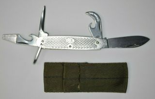 Vtg 1976 Imperial U.  S.  Army Military 4 Blade Vietnam Era Pocket Knife Stainless