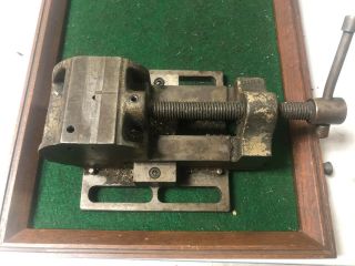 Machinist Tools Lathe Mill Unusual 2 1/2 " Milling Drilling Vise On Plate Fixture