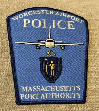 Worcester Airport Massport Massachusetts Ma Police Patch