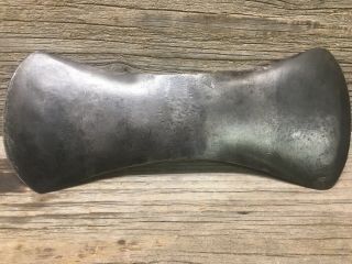 Vintage 4 1/4 Pound Double Bit Axe Head 11 1/4” Falling Axe Solid Old Steel