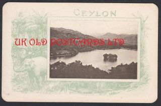 Ceylon - Scenic View,  Early Postcard