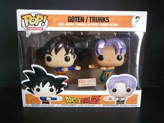 Funko Pop Dragon Ball Z Goten And Trunks Fusion 2 Pack Boxlunch Exclusive