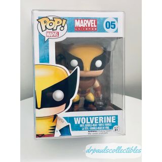 Funko Pop Marvel Wolverine (05) Brown Suit W/pop Protector Rare Htf