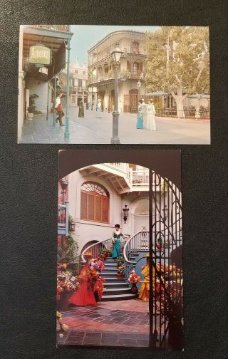 Disneyland Postcards; Orleans Square; Nt0797 & Nt0803