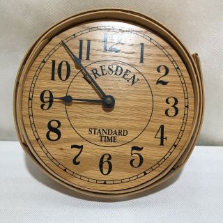 Longaberger Basket Woven Traditions Dresden Wall - Table Clock Set—adorable