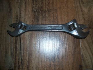 Vintage Crescent 6 - 8 Inch Double - End Adjustable Wrench Jamestown York Usa