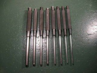 Old Vintage Machinist Machining Tools Punches Group Starrett.