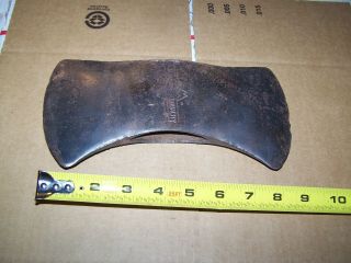 Old Double Bit Axe Head Stamped Wards Master Quality {montgomery Wards Ax}