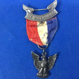 Boy Scout Eagle Scout Medal Robbins Co Rob 3 In Case Sterling