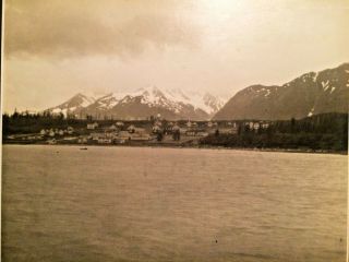 1919 Photograph Of Fort Seward Alaska A Large 10 X 12 Inch Silver Gelatin